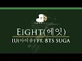 IU 아이유 eight 에잇 feat. BTS SUGA - LOWER Key Piano Karaoke Instrumental