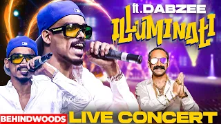 dabzees rocking performance stage on fire illuminati live concert in chennai