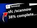 What Does SFC SCANNOW Do