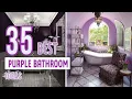 35 Best Purple Bathroom Ideas