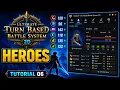 Ultimate Turn-Based Battle System for Unity Tutorial 06 Heroes