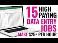 Online Data Entry Jobs Work From Home Earn