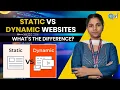 STATIC VS DYNAMIC WEBSITES - What s the Difference