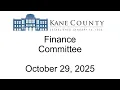 KC Finance Committee October 29 2025