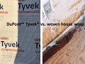 DuPont Tyvek vs Woven House Wrap