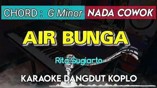 AIR BUNGA - Karaoke Dangdut Koplo Nada Cowok