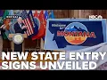 Montana unveils new state entry signs