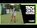 Troy Mullins takes on the 18th hole LIV Golf Greenbrier