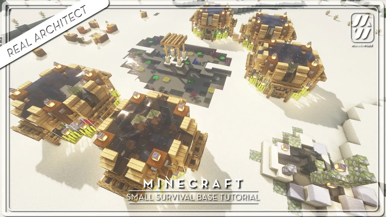 MINECRAFT: How to Build a SURVIVAL BASE Tutorial (EASY)