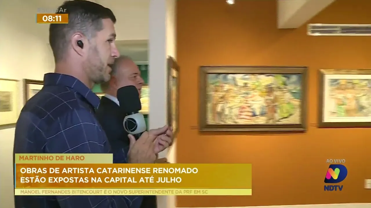 Exposição em homenagem a Martinho Haro começa nesta quinta-feira em Florianópolis