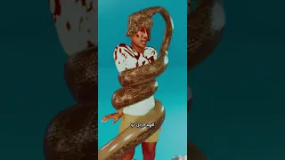 رجل ي غط ي نفسه بدماء الخنزير ويواجه أفعى الأناكوندا العملاقة شاهد النهاية الصادمة 