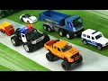 Download Lagu Mobil Polisi Monster, Truk Jungkit, Ekskavator, Mobil Ambulans, Bus Friends, Mainan Anak-anak