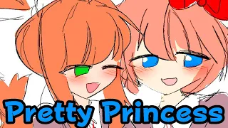 Sayori Is Monika s Pretty Princess Sayonika DDLC Comic Dub Sayori X Monika