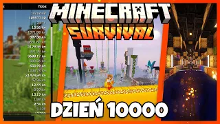 PRZETRWAŁEM 10 000 DNI NA SWOIM  ŚWIECIE MINECRAFT!