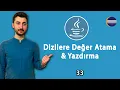 33 Java Dersleri Diziler e Deger Atama ve Yazdirma ARRAYS ECLIPSE JAVA DONGU LOOPS