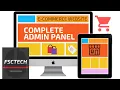 E COMMERCE WEBSITE PHP TUTORIAL-4 COMPLETE ADMIN PANEL Free Source Code