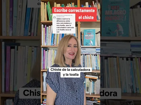 ¿En qué se diferencia la calculadora de una toalla? #chiste #risa #humor #rieteconmigo #ortografía