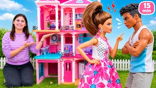 Barbie ve Ken yeni bir ev alma konusunda anlaşamıyorlar | Ayşe ile oyunlar