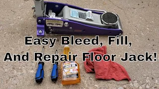 How to Repair A Broken Floor Jack That Won t Lift