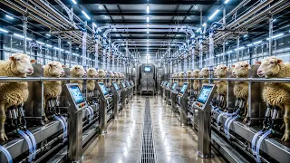 Amazing Sheep Farming and Processing | From Farm to Factory