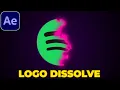 Logo Dissolve Effect Tutorial in After Effects Logo Animation Tutorial
