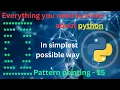 Pattern printing 15 hollow diamond pattern diamond pattern printing in python full course