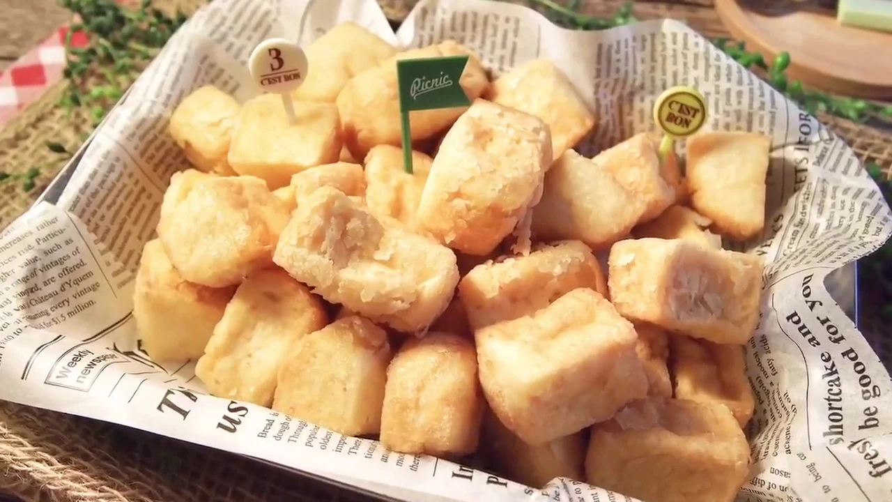 EASY Homemade Crispy Seafood Tofu Recipe 