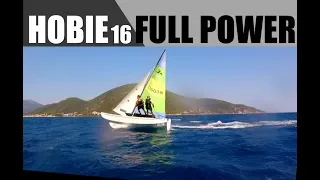 Hobie 16 full power joyride with commenary multi cam