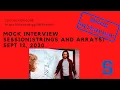Mock Interview Session Strings and Arrays - Sept 12 2020