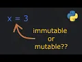 Mutable vs Immutable in Python The Hidden Memory Trick