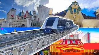 Las Vegas Monorail Vs Free Tram Vs Bus vs Walking