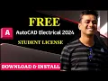 Autodesk AutoCAD Electrical Download Install AutoCAD Electrical 2024 Student License