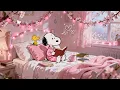 Snoopy Spring Night Reading Soft Lofi for Sleep Relax