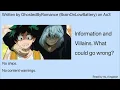 Podfic Information and Villains What can go wrong - MHA