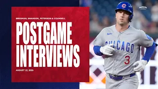 POSTGAME INTERVIEWS Bregman Swanson Peterson Counsell Cubs Locker Room Sound 2026