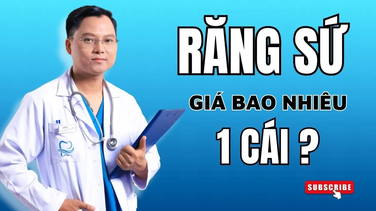 Outline Video Răng sứ bao nhiêu một cái ? Giá từng loại răng sứ trên thị trường | Bác sĩ Cường #bacsicuong