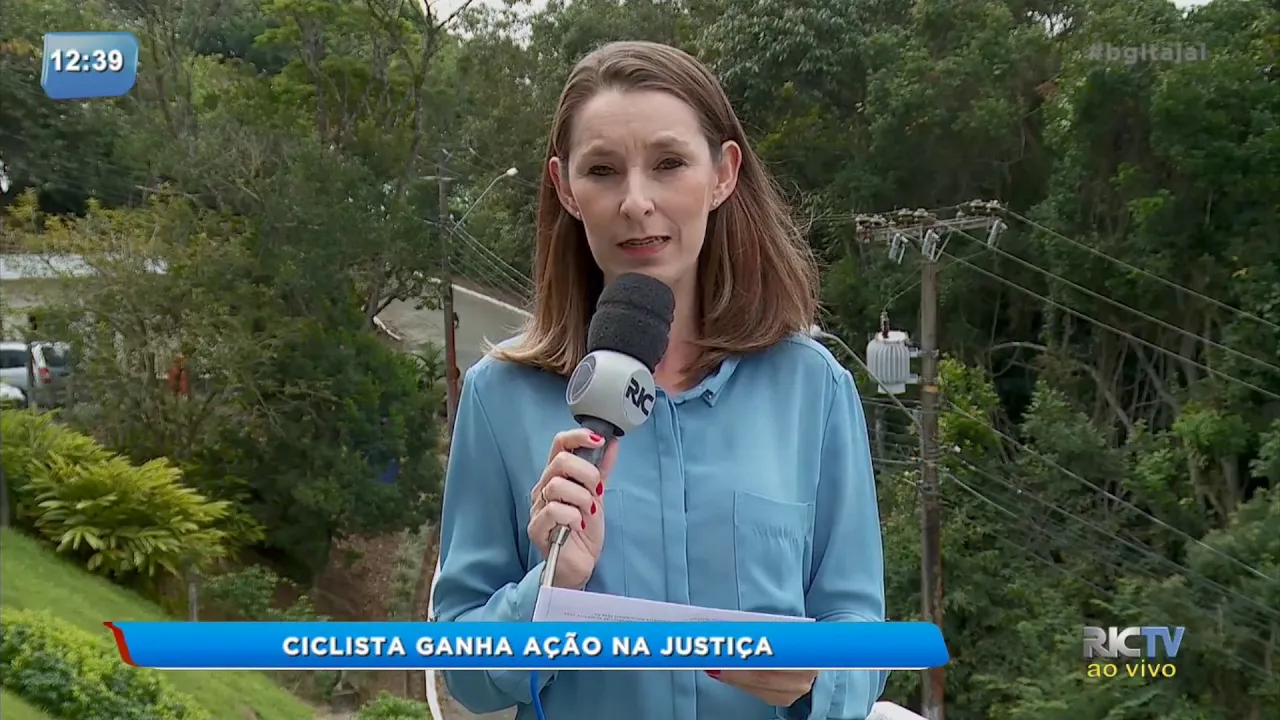 Ciclista de Itajaí ganha ação na justiça após sofrer acidente de trânsito
