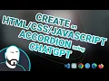 Create an HTML CSS JavaScript Accordion using ChatGPT