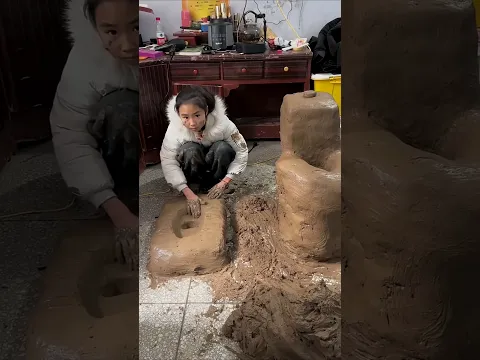 चिंकी ने घर में मिट्टी से बाथरूम बना दिया 🚽😱, #shorts #trending #viral #shortsfeed