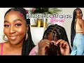 HOW TO DO KNOTLESS BOX BRAIDS ON YOURSELF Detailed Beginner Friendly My First Time