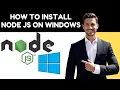 How to Install Node js On Windows - Beginner s Guide 2025