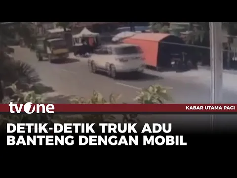 Mengaku Mengantuk, Mobil Dikendarai Emak-emak Tabrak Truk di Klaten