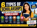 6 Types of Scholarships Every International Student Should Know 2026 Guide