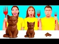Download Lagu Big, Medium and Small Plate Challenge | Easy Secret Hacks and Gadgets by Fun Teen