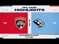 NHL Highlights | Panthers vs. Mammoth - December 10, 2025