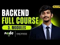 Node js Modules Explained in Telugu Import Export require Explained Backend Full Course