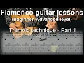 Download Lagu Flamenco guitar lessons - Beginner, Advanced level - Tremolo technique Part 1