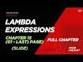 Lambda Expressions Java Chapter 15 Java Course