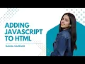 How to Add JavaScript to HTML Inline Internal External JS Beginner Tutorial
