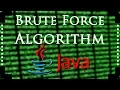 Java Algorithms - Brute Force